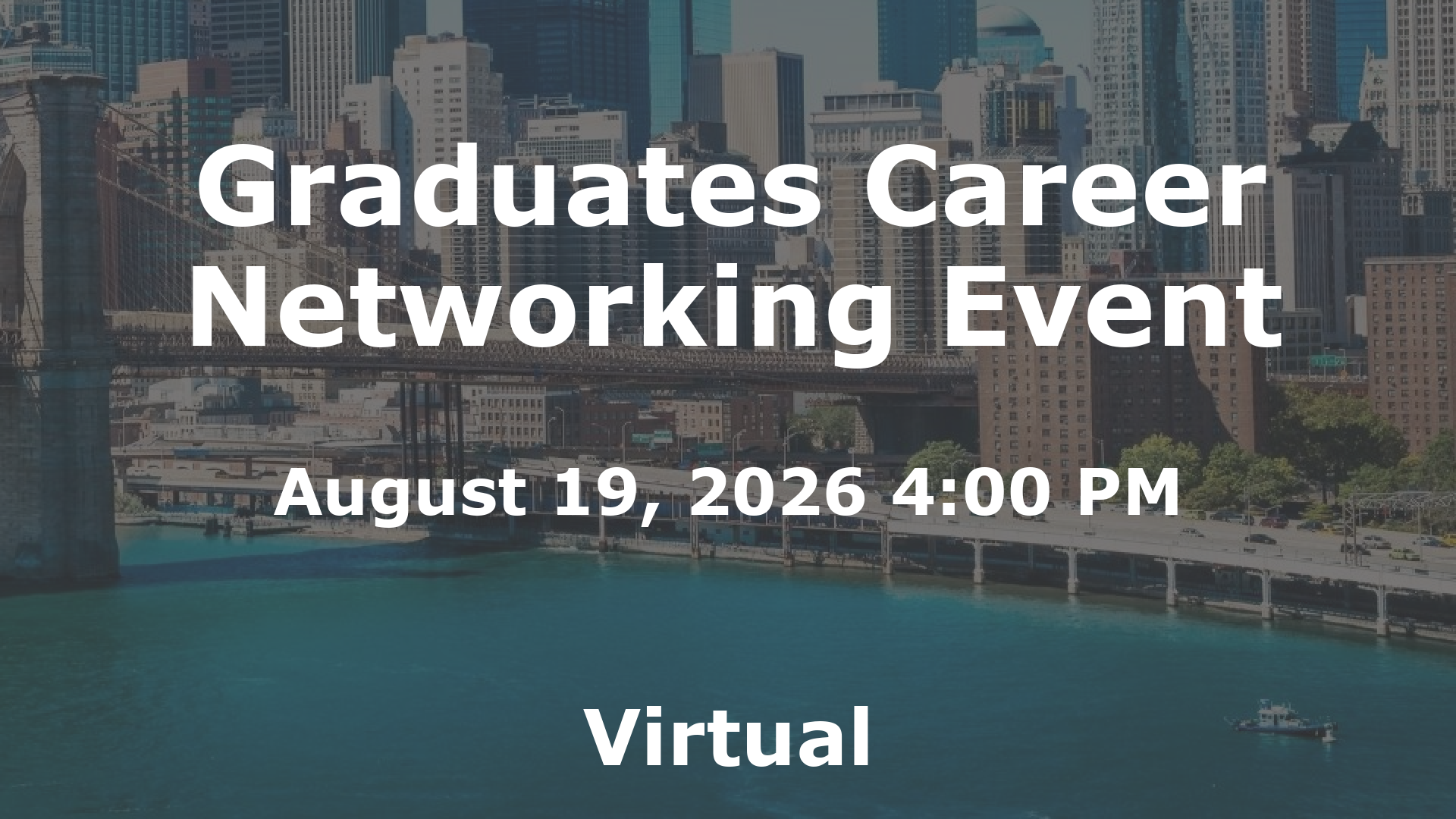 Graduates Career Networking Event event image